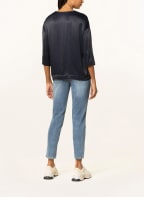 SPORTALM Blusenshirt mit 3/4-Arm, Farbe: DUNKELBLAU/ WEISS (Bild 1)