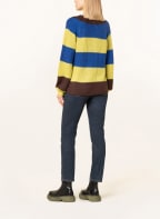 SPORTALM Sweater with glitter thread, Color: BLUE/ YELLOW/ DARK BROWN (Image 1)