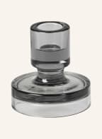 BROSTE COPENHAGEN Candleholder PETRA, Color: GRAY (Image 1)