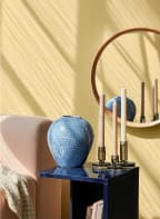 BROSTE COPENHAGEN Candleholder PETRA, Color: GRAY (Image 1)