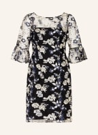 ADRIANNA PAPELL Cocktailkleid mit 3/4-Arm, Farbe: SCHWARZ/ BLAU/ ECRU (Bild 1)