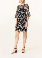 ADRIANNA PAPELL Cocktailkleid mit 3/4-Arm, Farbe: SCHWARZ/ BLAU/ ECRU (Bild 1)