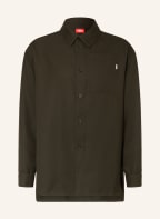 032c Oversized-Overshirt, Farbe: OLIV (Bild 1)