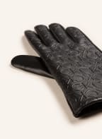 Calvin Klein Leather gloves, Color: BLACK (Image 1)