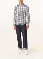 OLYMP Hemd Level Five body fit, Farbe: WEISS/ OLIV/ DUNKELBLAU (Bild 1)