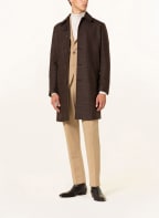 TIGER OF SWEDEN Coat ELIIAS, Color: DARK BROWN/ BROWN (Image 1)