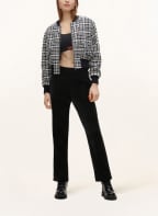 HUGO Lounge-Hose VELVET aus Nicki, Farbe: SCHWARZ (Bild 1)