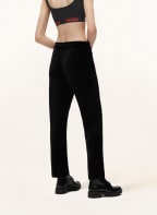 HUGO Lounge-Hose VELVET aus Nicki, Farbe: SCHWARZ (Bild 1)
