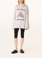 Acne Studios Oversized hoodie with embroidery, Color: LIGHT GRAY (Image 1)