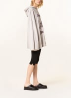 Acne Studios Oversized hoodie with embroidery, Color: LIGHT GRAY (Image 1)