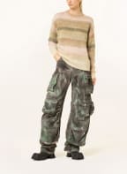 Acne Studios Sweater with mohair, Color: BEIGE/ LIGHT GREEN (Image 1)