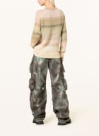Acne Studios Sweater with mohair, Color: BEIGE/ LIGHT GREEN (Image 1)