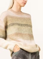 Acne Studios Sweater with mohair, Color: BEIGE/ LIGHT GREEN (Image 1)