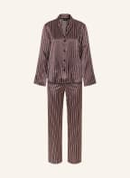 LA PERLA Pajamas SILK in silk , Color: DARK RED/ LIGHT PINK/ BLACK (Image 1)
