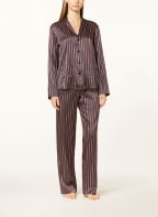 LA PERLA Pajamas SILK in silk , Color: DARK RED/ LIGHT PINK/ BLACK (Image 1)