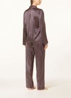 LA PERLA Pajamas SILK in silk , Color: DARK RED/ LIGHT PINK/ BLACK (Image 1)