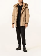 BOSS Down jacket DONSTANTINI with detachable faux fur, Color: BEIGE (Image 1)