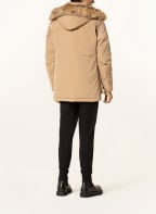 BOSS Down jacket DONSTANTINI with detachable faux fur, Color: BEIGE (Image 1)