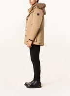 BOSS Down jacket DONSTANTINI with detachable faux fur, Color: BEIGE (Image 1)