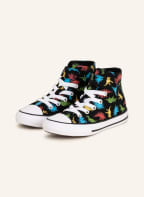 CONVERSE Hightop-Sneaker CHUCK TAYLOR ALL STAR, Farbe: SCHWARZ/ ROT/ GRÜN (Bild 1)