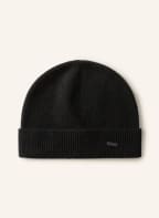 HUGO Cashmere beanie XAMIR, Color: BLACK (Image 1)