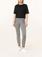 CAMBIO Trousers RANEE, Color: BLACK/ WHITE (Image 1)