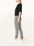 CAMBIO Trousers RANEE, Color: BLACK/ WHITE (Image 1)