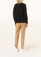 BOSS Knit cardigan FALESCAN with alpaca, Color: BLACK (Image 1)