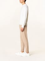 FALKE Knit trousers in jogger style extra slim fit made of cashmere , Color: CAMEL (Image 1)