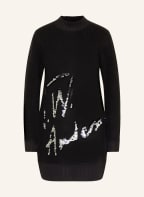 JW ANDERSON Knit dress with sequins, Color: BLACK (Image 1)