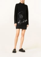 JW ANDERSON Knit dress with sequins, Color: BLACK (Image 1)