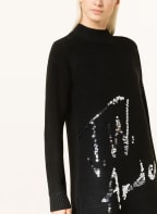 JW ANDERSON Knit dress with sequins, Color: BLACK (Image 1)