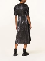 SCOTCH & SODA Kleid in Wickeloptik mit Glitzergarn, Farbe: SCHWARZ (Bild 1)