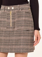 SCOTCH & SODA Skirt , Color: BLACK/ DARK BROWN/ BEIGE (Image 1)