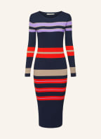ESPRIT Strickkleid , Farbe: DUNKELBLAU/ ROT/ BEIGE (Bild 1)