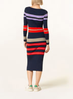 ESPRIT Strickkleid , Farbe: DUNKELBLAU/ ROT/ BEIGE (Bild 1)