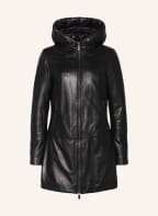 MILESTONE Leather jacket MS-TRACI with removable trim, Color: BLACK (Image 1)