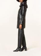 MILESTONE Leather jacket MS-TRACI with removable trim, Color: BLACK (Image 1)