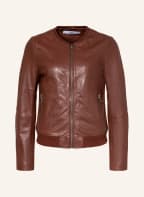 Maze Leather bomber jacket, Color: BROWN (Image 1)