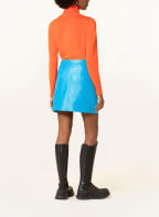 MUNTHE Leather skirt ASWAN, Color: TURQUOISE (Image 1)