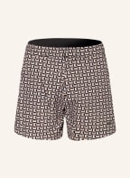 BOSS Badeshorts VAGO , Farbe: SCHWARZ/ WEISS/ CAMEL (Bild 1)