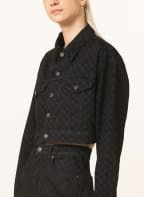 DAILY PAPER Cropped-Jeansjacke MILY, Farbe: SCHWARZ (Bild 1)