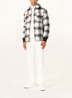 TRUE RELIGION Overshirt, Color: BLACK/ WHITE/ CREAM (Image 1)