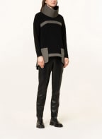Joseph Ribkoff Longsleeve im Materialmix, Farbe: SCHWARZ (Bild 1)