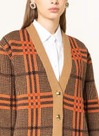 GUCCI Strickjacke zum Wenden, Farbe: CAMEL/ BRAUN/ ORANGE (Bild 1)