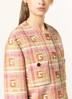 GUCCI Tweed-Blazer, Farbe: CAMEL/ CREME/ ROSÉ (Bild 1)