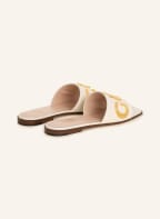 GUCCI Pantoletten MALAGA KID, Farbe: 9022 MYSTIC WHITE (Bild 1)