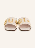 GUCCI Pantoletten MALAGA KID, Farbe: 9022 MYSTIC WHITE (Bild 1)