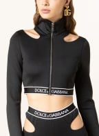 DOLCE & GABBANA Cropped-Jacke, Farbe: SCHWARZ (Bild 1)