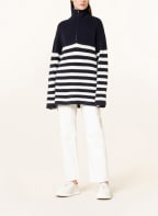 DRYKORN Oversized-Troyer JANELLE , Farbe: DUNKELBLAU/ ECRU (Bild 1)